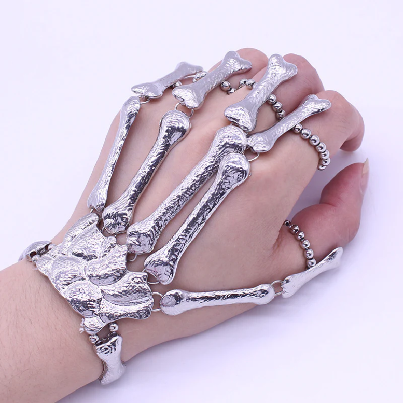 RETRO PUNK SKULL FINGER BRACELET