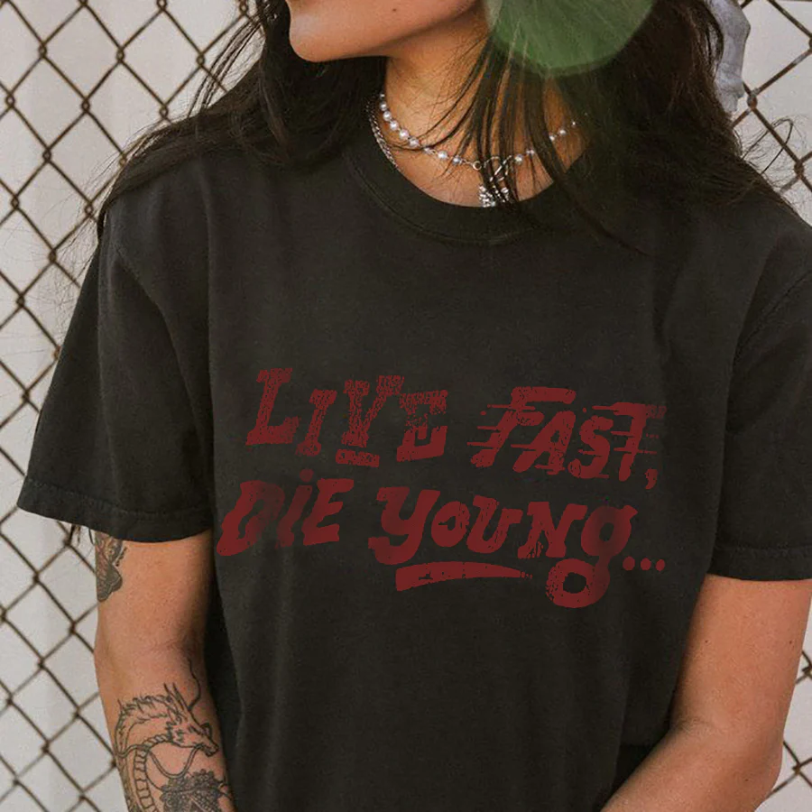 LIVE FAST DIVE YOUNG WOMEN'S T-SHIRT
