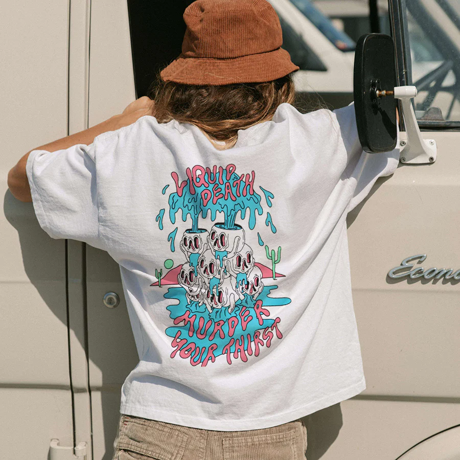 LIQUID DEATH MURDER YOUR THIRST T-SHIRT