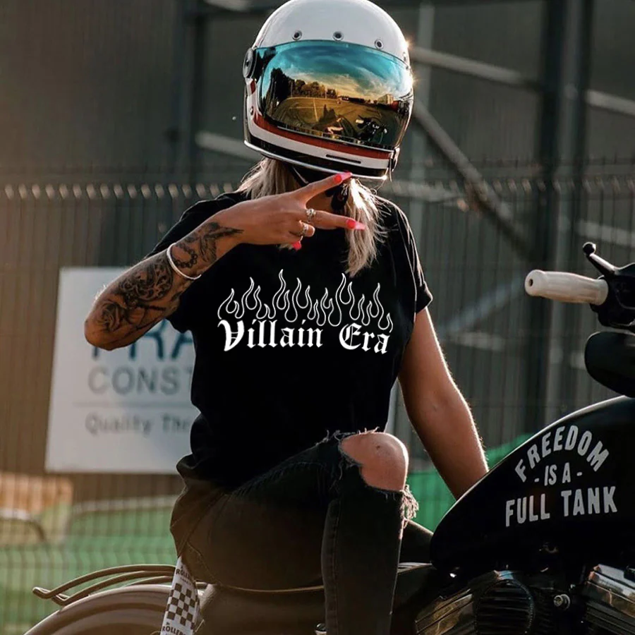 VILLAIN ERA PRINTED WOMEN'S T-SHIRT