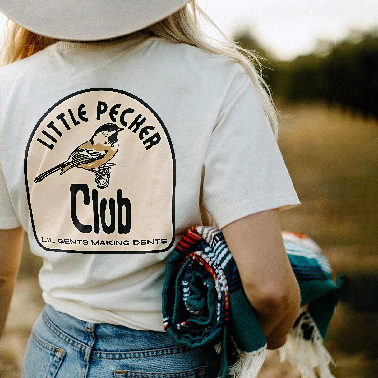 LITTLE PECKER CLUB PRINT WOMEN'S T-SHIRT