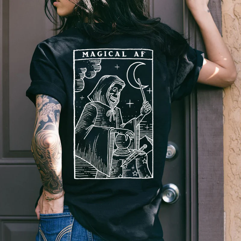 MAGICAL AF PRINTING WOMEN'S T-SHIRT