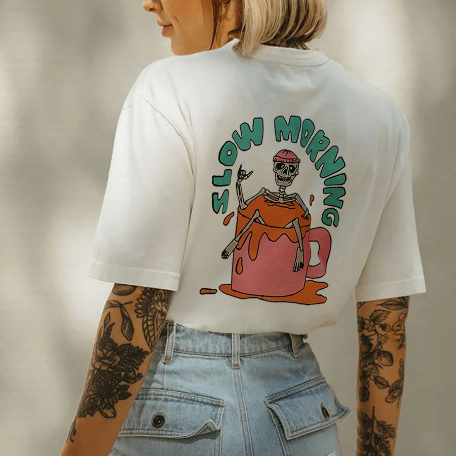 SLOW MORNING CASUAL T-SHIRT