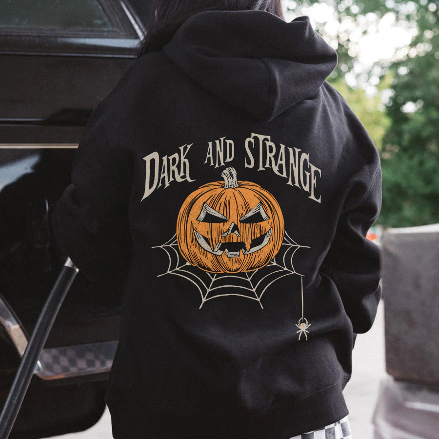 DARK AND STRANGE PRINTING HOODIE