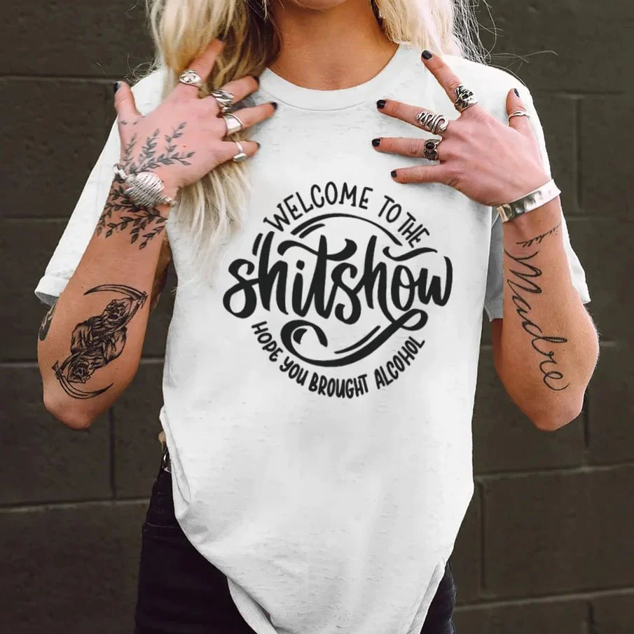 WELCOME TO THE SHITSHOW PRINT T-SHIRT