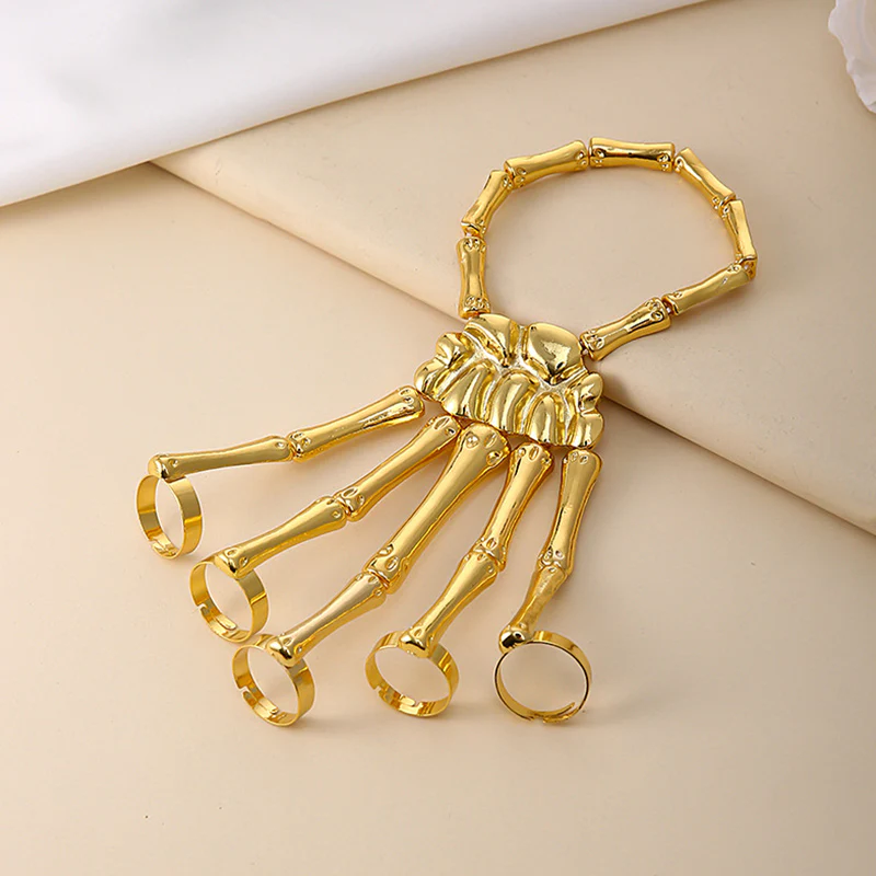 SKULL HAND BONE BRACELET